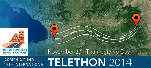 En Route Artsakh - Armenia Fund 17th International Telethon 2014