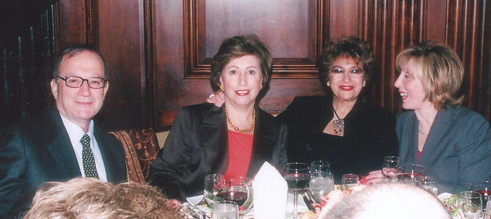 (L to R) Dr. Haroutune Mekhjian, Silva Zadourian, Ica Kouyoumdjian, Linda Chirinian