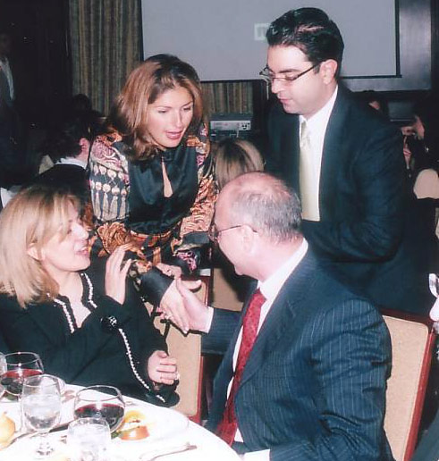 (F & B) President and Mrs. Ghoukassian, Maral and Sarkis Jebejian