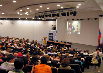 Armenia Fund uses videoconferencing technology to broadcast the conference’s plenary sessions live to Armenia