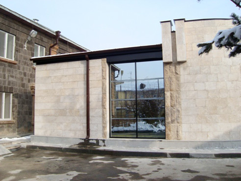 Gyumri orphanage pool exterior