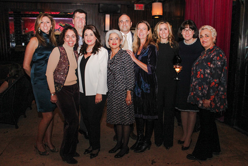 From L to R: Katia Buchakjian, Carol Sumkin, Richard Fuller, Hilda Hartounian, Diana Mkhitarian, Levon Ariyan, Jen Marraccino, Eileen Karakashian, Tanya Buckucuyan and Lisa Stepanian